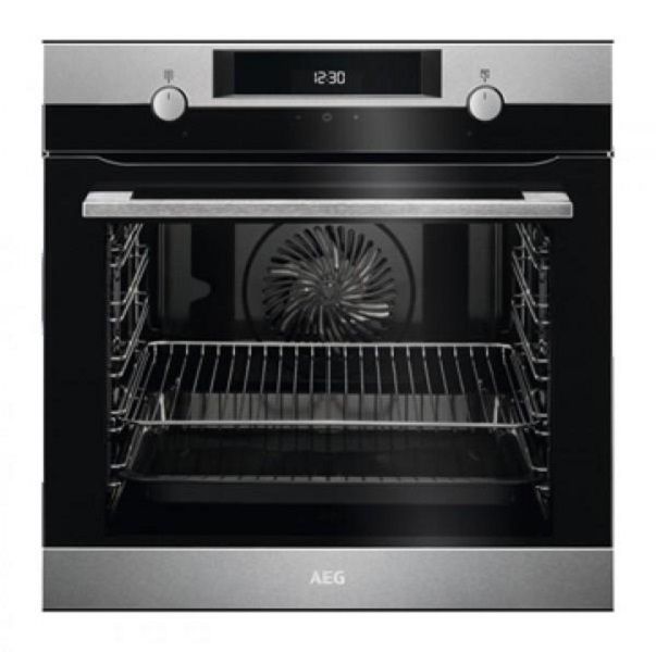 AEG 60cm 8 Multifunction Eye-Level Oven - BEK435220M